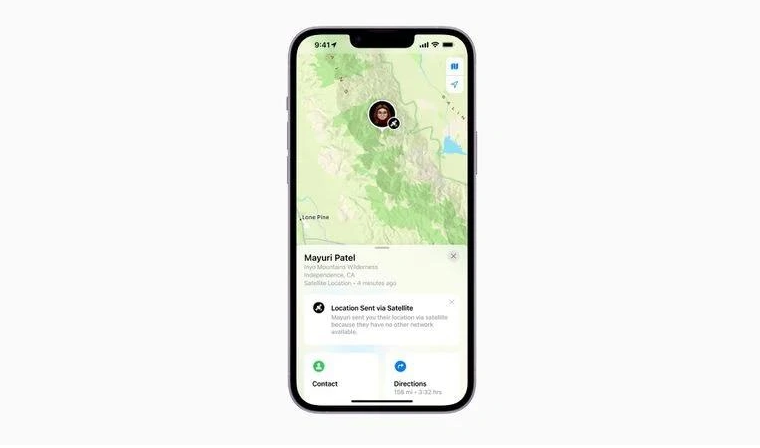 双塔苹果14维修分享iPhone14系列中 FindMy功能通过卫星分享位置方法教程 